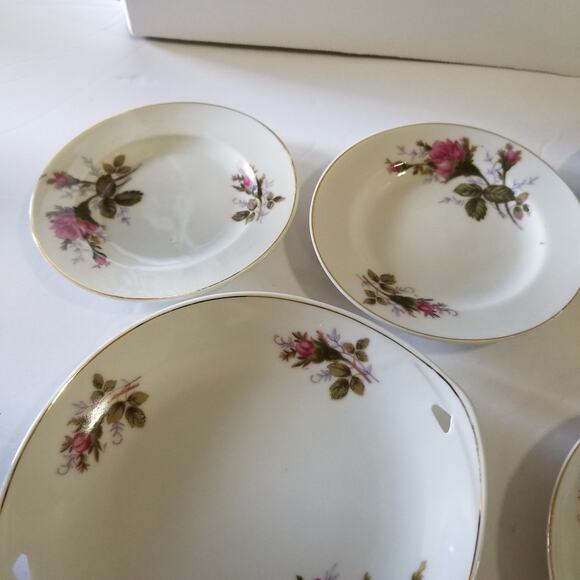 Vintage moss rose porcelain collectable Japan - Picture 7 of 12